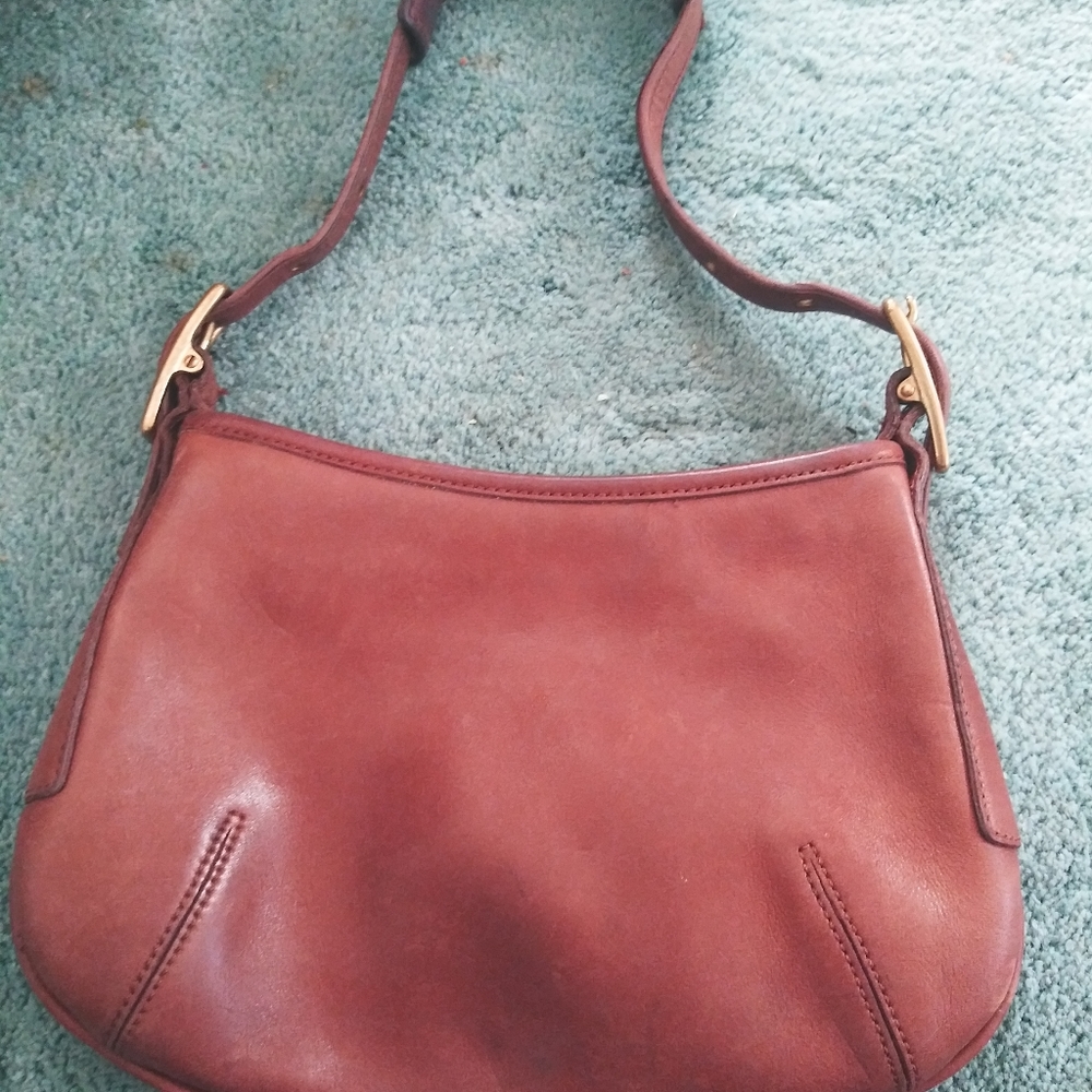 Authentic coach leather purse